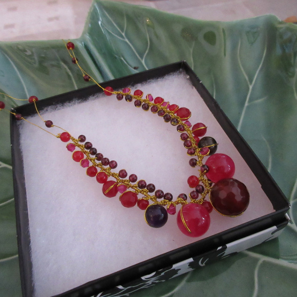 Precious Gemstone Necklace, Jewelry - Picture 2 of 2